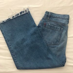 BDG High Rise Cropped Flare Jeans